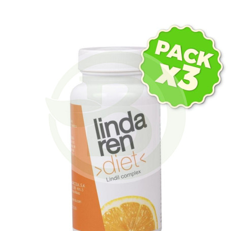 Pack 3x Lindil Complex 60 Cápsulas Lindaren Diet