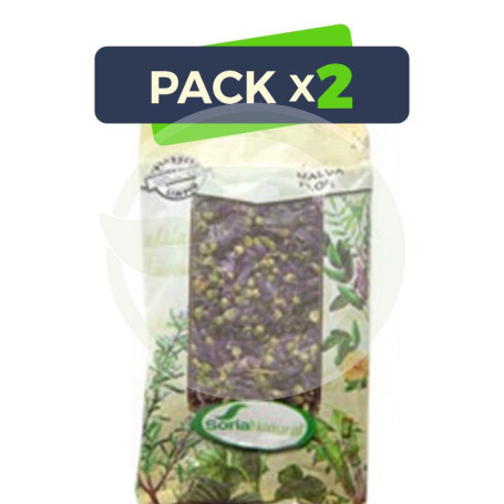 Pack 2x Malva Flor Bolsa 25Gr. Soria Natural