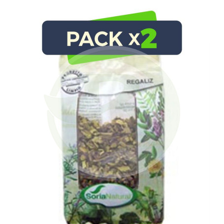 Pack 2x Regaliz Bolsa 60Gr. Soria Natural