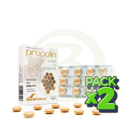 Pack 2x Propolín 48 Comprimidos Soria Natural
