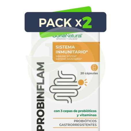 Pack 2x Probinflam 20 Cápsulas Soria Natural
