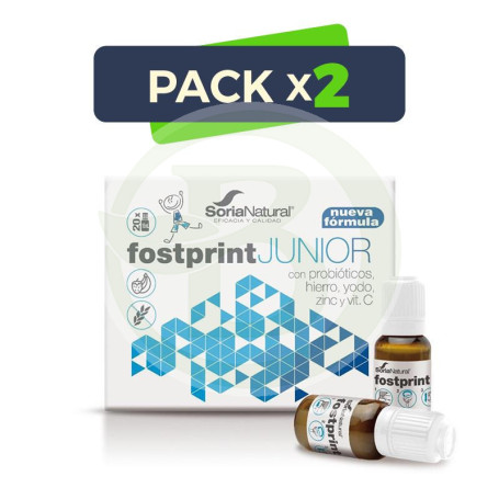 Pack 2x Fost Print Junior 20 Viales Soria Natural