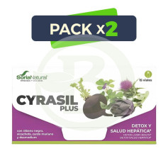 Pack 2x Cyrasil 15 Ampolas Soria Natural