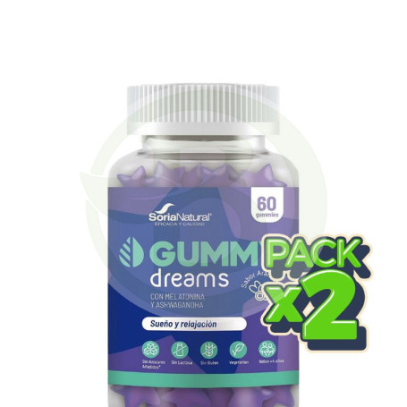 Pack 2x Dreams 60 Gominolas Soria Natural