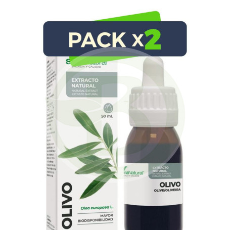 Pack 2x Extracto De Olivo 50Ml Soria Natural