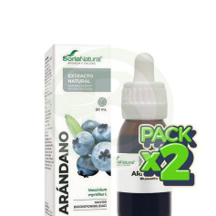 Pack 2x Extracto De Arándano 50Ml Soria Natural