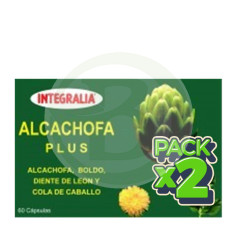 Pack 2x Alcachofra Plus 60 Cápsulas Integralia