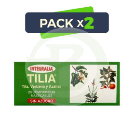 Pack 2x Tilia Comprimidos Masticables Integralia