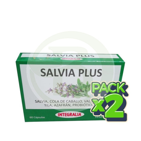 Pack 2x Salvia Plus 60 Cápsulas Integralia