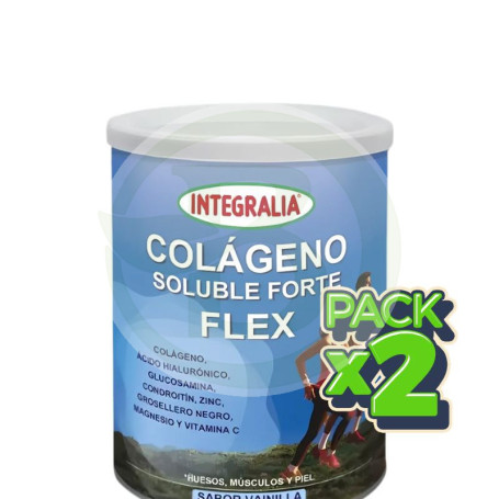 Pack 2x Colageno Forte Flex Vainilla 300G Integralia