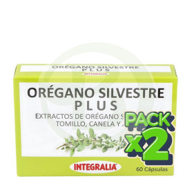 Pack 2x Orégano Silvestre Plus 60 Cápsulas Integralia