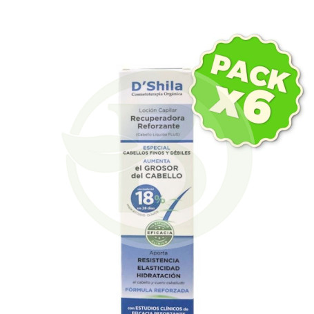 Pack 6x Locion Recuperadora Reforzante 35Ml. Shila