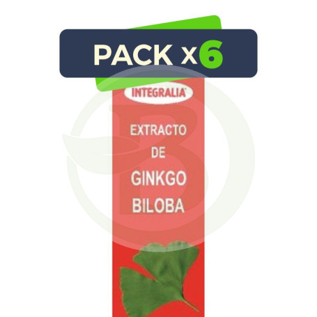 Pack 6x Extracto de Ginkgo Biloba 50Ml. Integralia