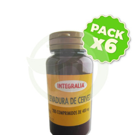 Pack 6x Levadura De Cerveza 280 Comprimidos Integralia