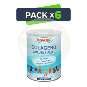 Pack 6x Colageno Soluble Plus Sabor Neutro Integralia