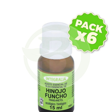 Pack 6x Aceite Esencial De Hinojo Eco 15Ml Integralia