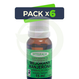 Pack 6x Aceite Esencial De Mejorana Eco 15Ml Integralia