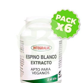 Pack 6x Extracto De Espino Blanco 60 Cápsulas Integralia