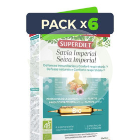 Pack 6x Savia Imperial Bio 20 Ampollas Superdiet