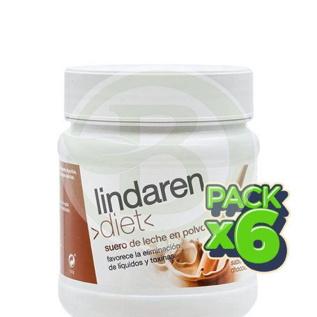 Pack 6x Suero de Leche Chocolate 500Gr. Linda Ren Diet