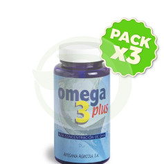 Pack 3x Omega 3 Plus 90 cápsulas de artesanato agrícola
