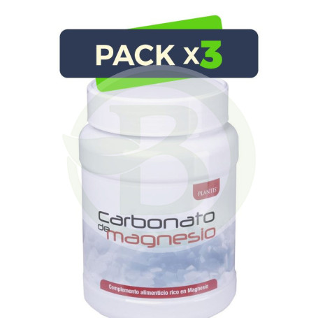 Pack 3x Carbonato de Magnesio 300Gr. Plantis