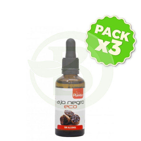 Pack 3x Ajo Negro 50Ml. Plantis
