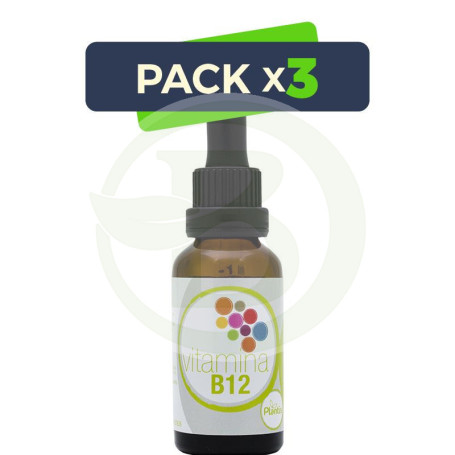 Pack 3x Vitamina B12 30Ml. Plantis