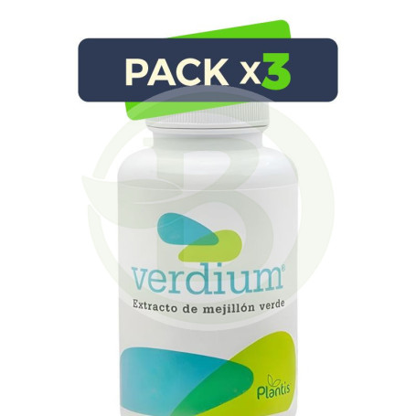 Pack 3x Verdium 90 Capsulas Plantis