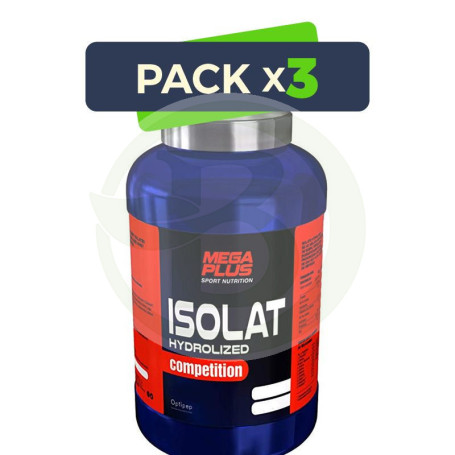 Pack 3x Isolat Competition Vainilla 2Kg. Megaplus