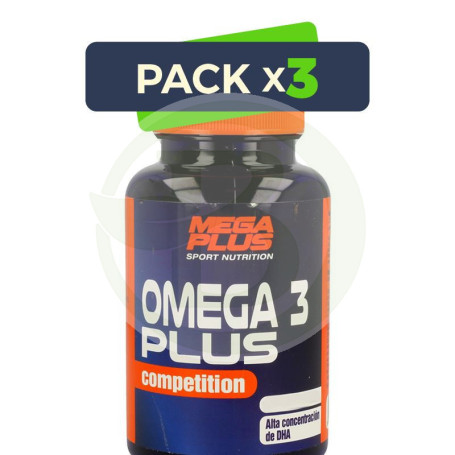 Pack 3x Omega-3 Plus 90 Cápsulas Megaplus