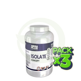 Pack 3x Isolate Concept Choco-Blanco 2Kg. Megaplus