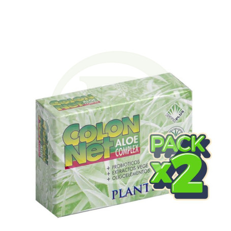 Pack 2x Colon Net Aloe Complex 30 Cápsulas Plantis