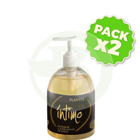 Pack 2x Gel Íntimo 500Ml. Plantis