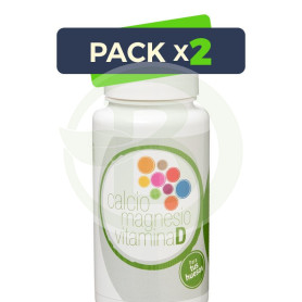 Pack 2x Calcio, Magnesio y Vitamina D 60 Comprimidos Artesanía Agrícola