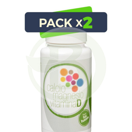 Pack 2x Calcio, Magnesio y Vitamina D 60 Comprimidos Artesanía Agrícola