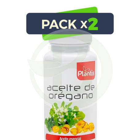 Pack 2x Aceite De Oregano 60 Cápsulas Plantis