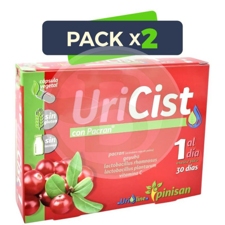 Pack 2x Uricist 30 Cápsulas Pinisan