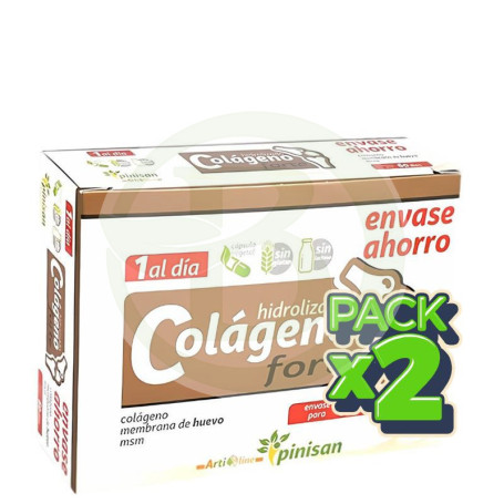 Pack 2x Colágeno Hidrolizado Forte 60 Cápsulas Pinisan
