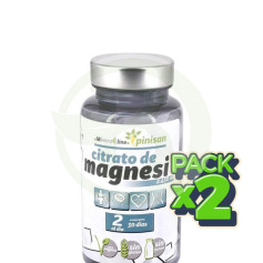 Pack 2x Citrato De Magnésio 60 Cápsulas Pinisan
