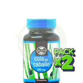Pack 2x Cola de Caballo 500Mg. 90 Comprimidos Naturmil