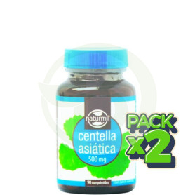 Pack 2x Centella Asiática 500Mg. 90 Comprimidos Naturmil