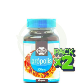 Pack 2x Própolis 500Mg. 45 Cápsulas Naturmil