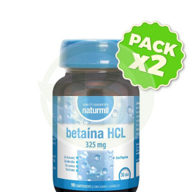 Pack 2x Betaina Hcl 90 Comprimidos Naturmil