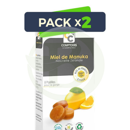 Pack 2x Caramelos De Miel De Manuka y Limón Comptoirs & Compagnies