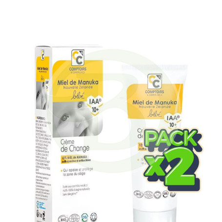 Pack 2x Crema Cambio De Pañal con Miel De Manuka Comptoirs & Compagnies