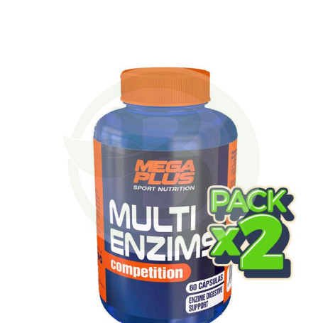 Pack 2x Multienzims Competition 60 Cápsulas Megaplus