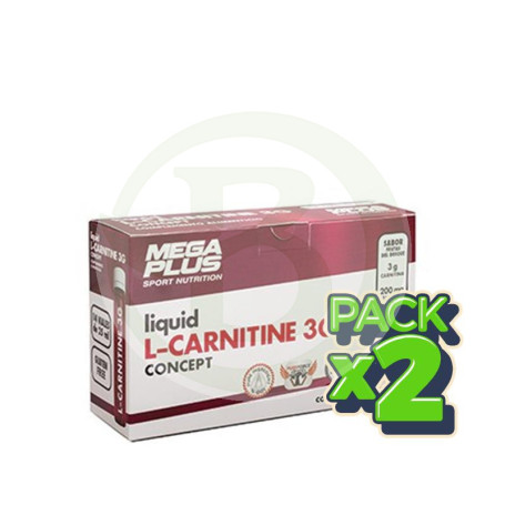 Pack 2x L-Carnitine Concep 14 Viales Megaplus