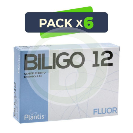 Pack 6x Biligo 12 Fluor 20 Ampollas Artesanía Agrícola