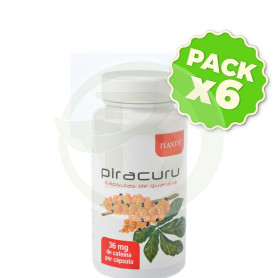 Pack 6x Guaraná Piracuru 60 Cápsulas Plantis
